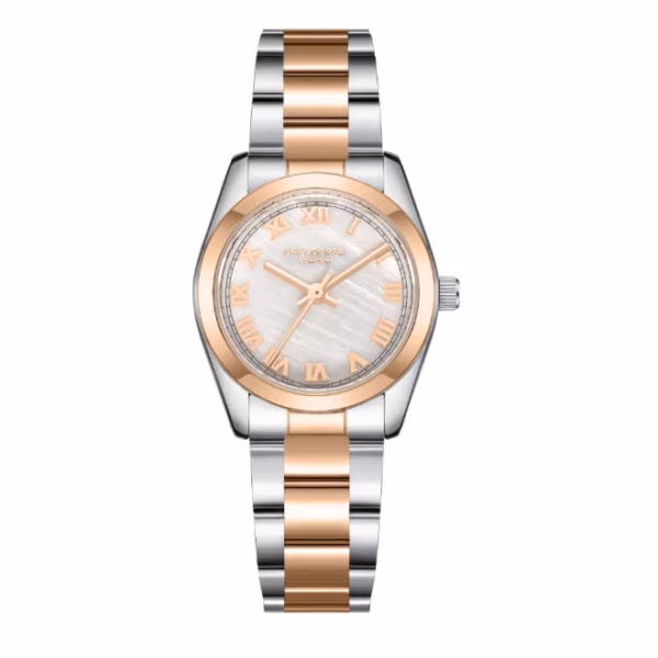 LEE COOPER Women's Analog WHITE MOP Dial Watch - LC08190.520